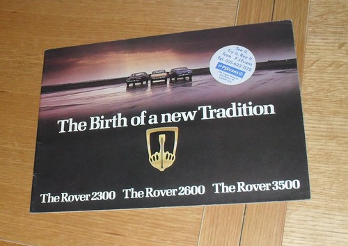 Rover sd1 brochure - rover,