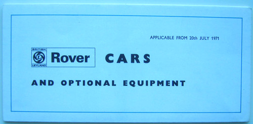 Rover 2000 3500 3500s - p6,