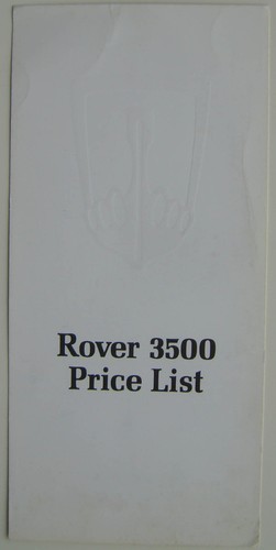 Original rover 3500 price - rover, p6