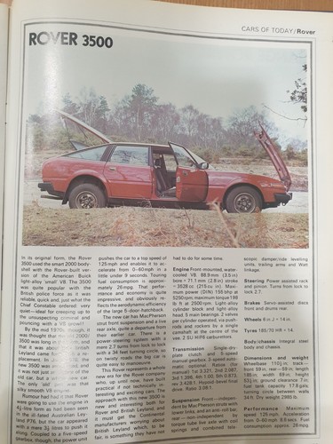 Rover 3500 sd1 - 3500, range