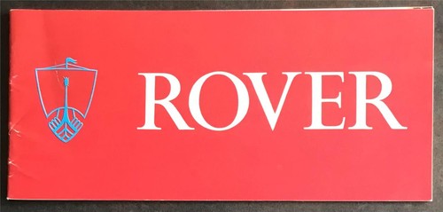 Rover car range sales - range, brochure