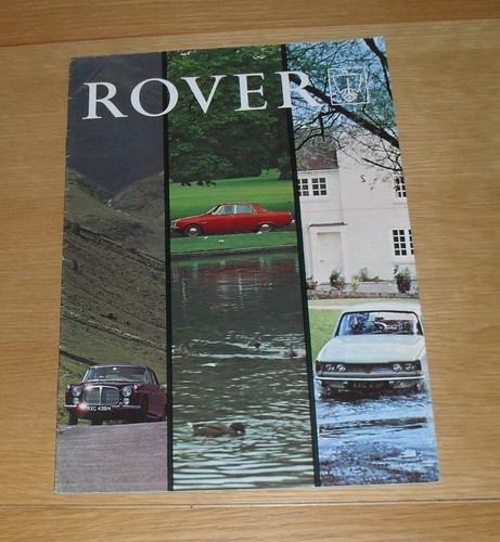 Rover brochure 1970 1971 - rover,