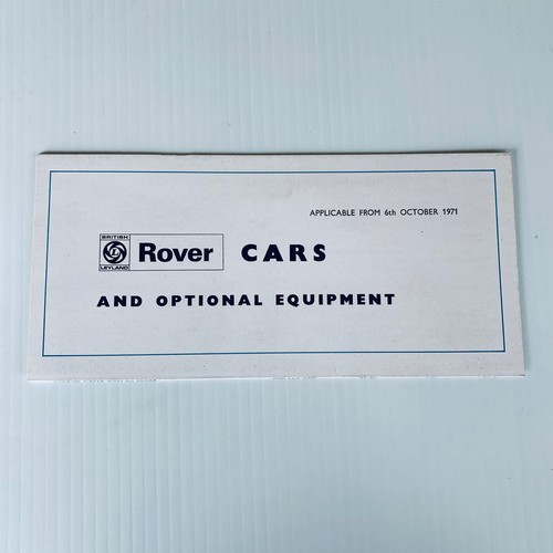 Rover cars and optional - rover,