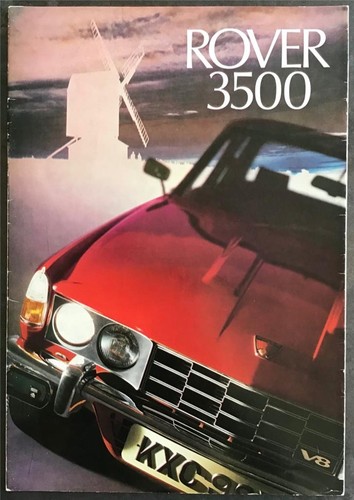 Rover 3500 car - rover, brochure