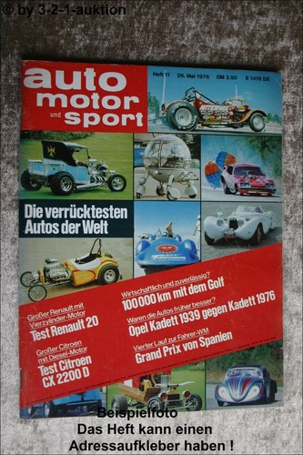 Auto motor sport - 11/76, rover