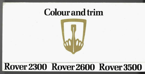 Rover 2300 2600 3500 sd1 - 2300,,
