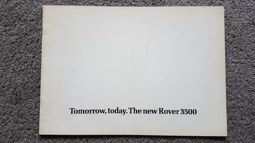 Rover 3500 sd1 sales brochure - rover,