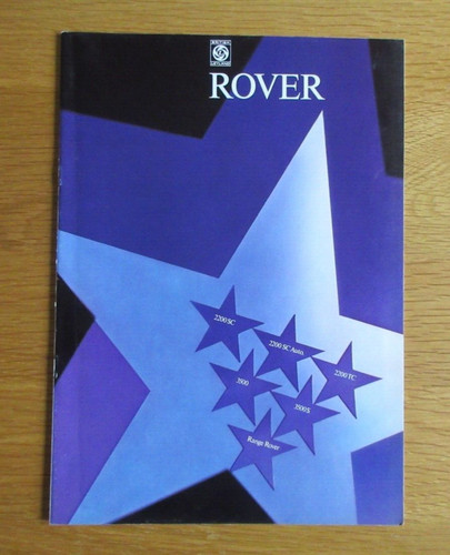 Original rover brochure - original, 1974