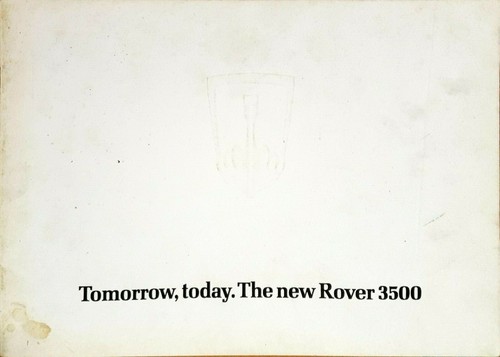 Rover 3500 brochure 1976 - rover,