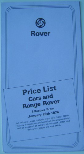 Rover 2000 3500 - p6,