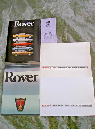 Rover sd1 car brochure 1979 - rover,