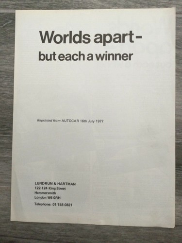 Rover 3500 brochure - rover,