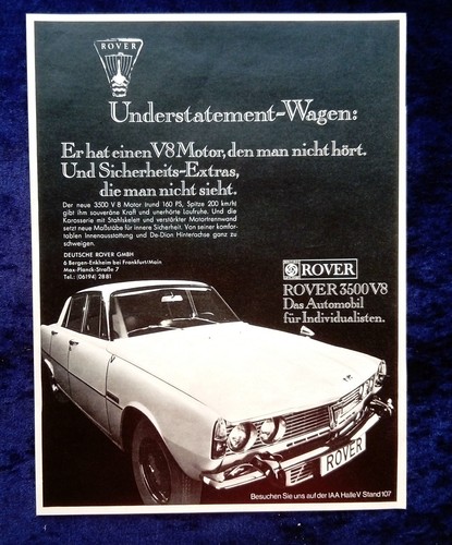 1969 rover 3500 original - rover,