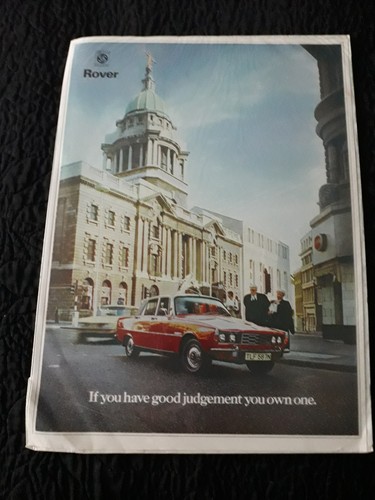 Rover 3500tc original card - original,