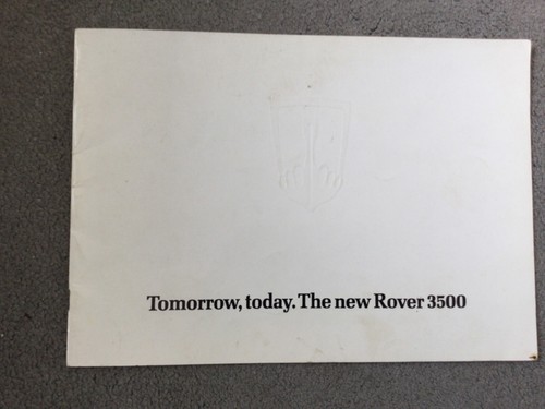 Rover 3500 brochure - 3500,,