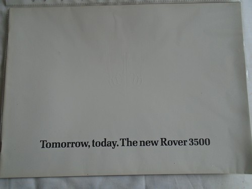 Rover 3500 range brochure - , apr