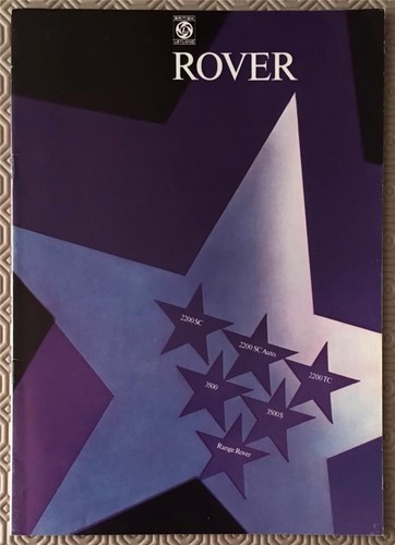 Rover range car sales - car, brochure