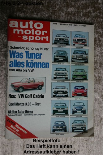 Ams auto motor sport - motor, 5/79