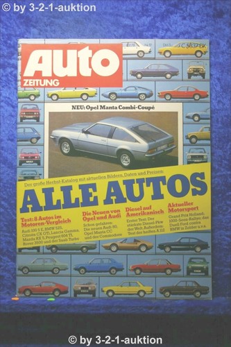 Car magazine opel manta - 19/78,