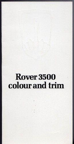 Rover 3500 sd1 interior - sd1,
