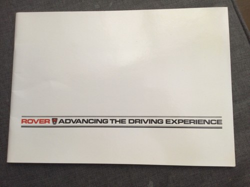 Rover sdi brochure - sdi,