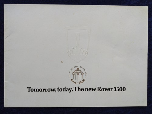 Rover 3500 brochure 1976 uk - rover,