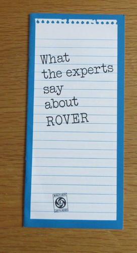 Rover press comments - rover,