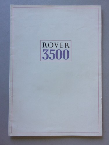 Rover 3500 saloon orig 1970 - 3500,