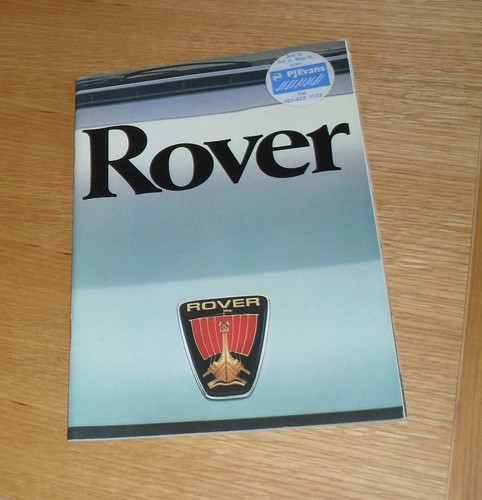 Rover sd1 range brochure 1978 - sd1,