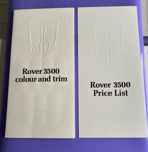 Rover sd1 3500 colour trim - colour, +
