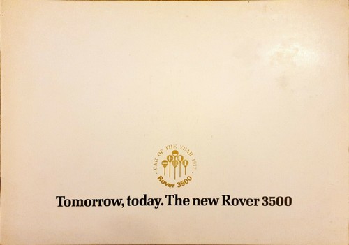 Rover 3500 brochure 1977 - (sd1),