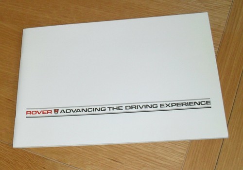 Rover sd1 range brochure - range,
