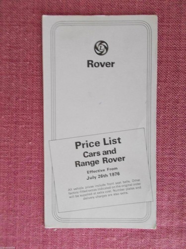 1976 range rover - rover,