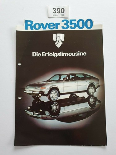 Rover 3500 brochure 1979 - rover,