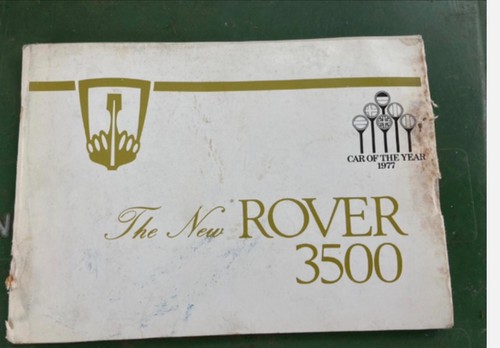 The new rover 3500 - the,