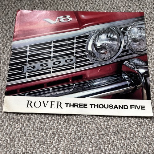 Rover 3500 car brochure - 3500,