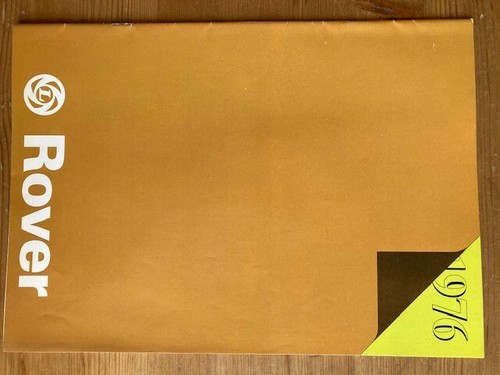 Rover cars range - cars, brochure