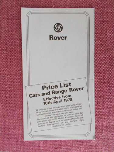 1978 range rover - 1978, sd1
