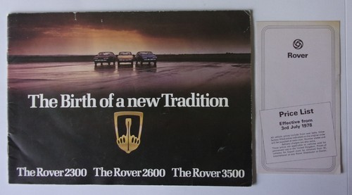 Rover 2300 2600 3500 sd1 - rover, orig