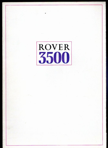 Rover 3500 automatic - 3500, p6