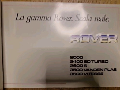 Rover 2000 2400 2600 s - rover,