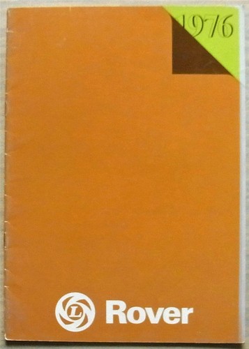 Rover range car sales brochure - car,