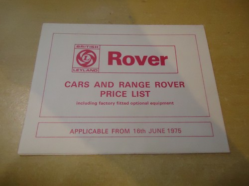 Rover 2200 3500 3500s cars - rover,