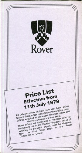 Rover sd1 2300 - 2300, 2600